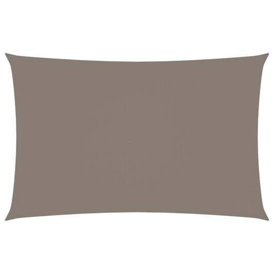 Zonnescherm rechthoekig 2x5 m oxford stof taupe