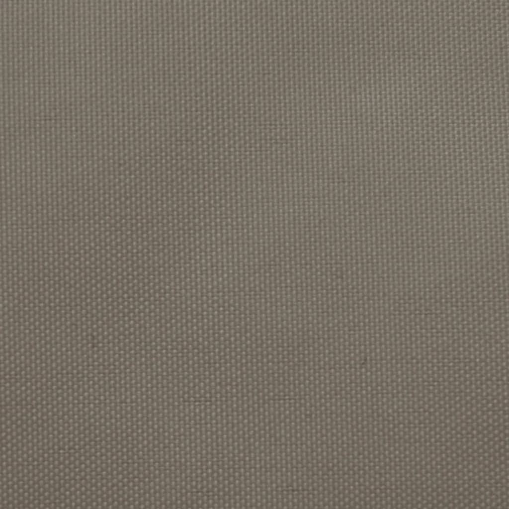 Zonnescherm rechthoekig 2x5 m oxford stof taupe