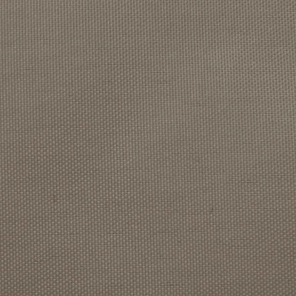 Zonnescherm rechthoekig 2x5 m oxford stof taupe