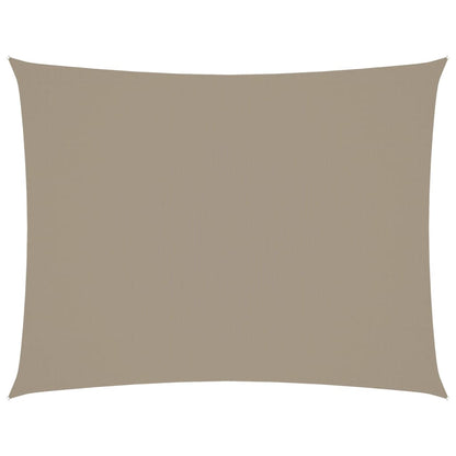 Zonnescherm rechthoekig 3x6 m oxford stof taupe