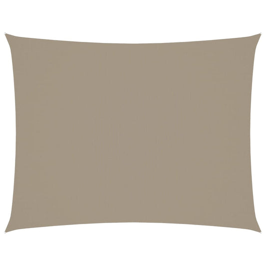 Zonnescherm rechthoekig 3x6 m oxford stof taupe