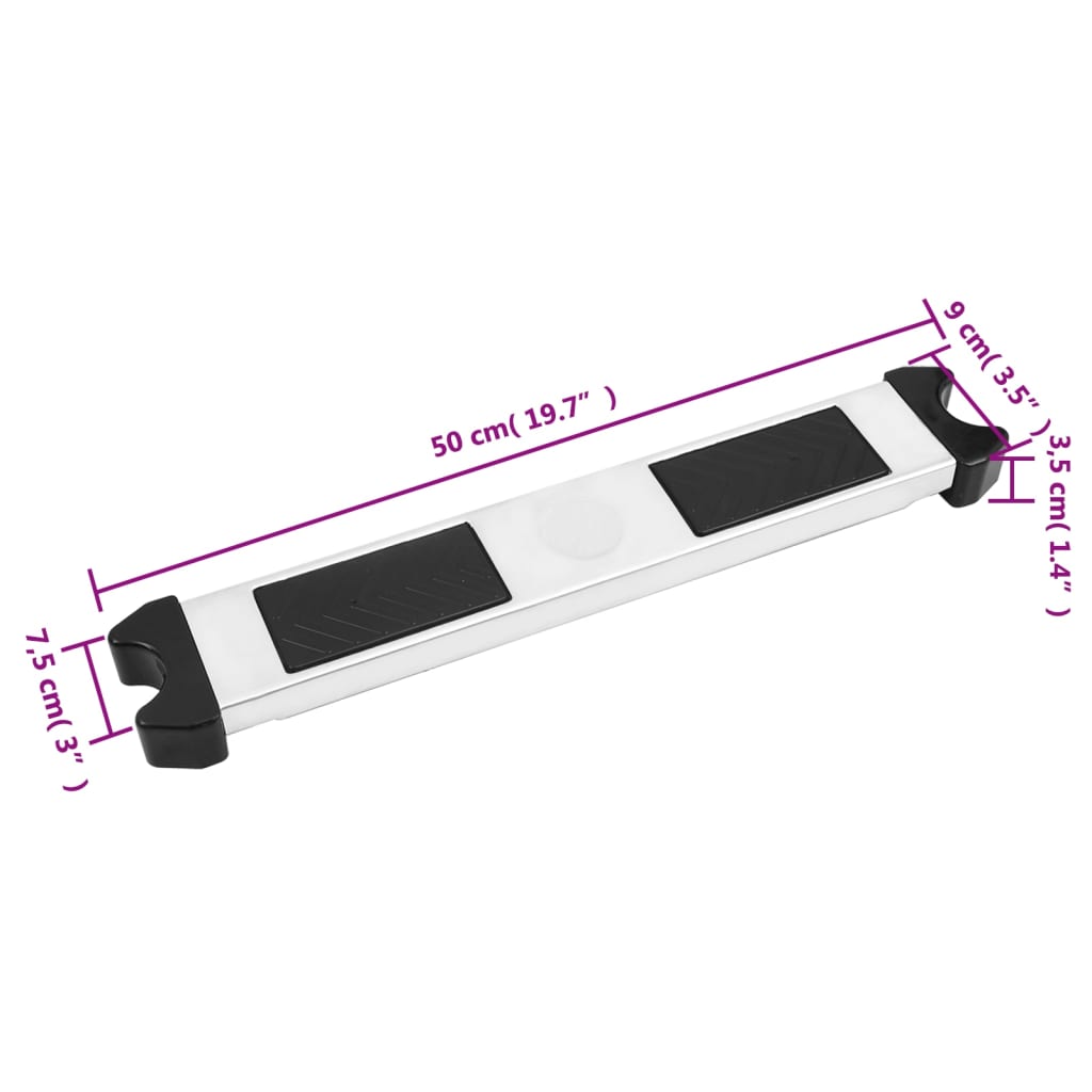 Zwembadladder losse trede 50x9x3,5 cm 304 roestvrij staal