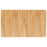 Wastafelblad 100x60x1,5 cm behandeld massief hout lichtbruin