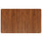 Wastafelblad 100x60x1,5cm behandeld massief hout donkerbruin