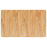 Wastafelblad 100x60x2,5cm behandeld massief hout lichtbruin
