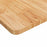 Wastafelblad 100x60x2,5cm behandeld massief hout lichtbruin