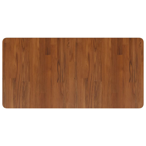 Wastafelblad 100x50x2,5cm behandeld massief hout donkerbruin