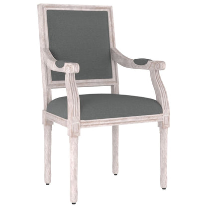 Fauteuil 54x59x99 cm stof donkergrijs