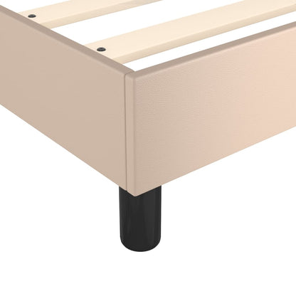 Boxspringframe kunstleer cappuccino 100x200 cm