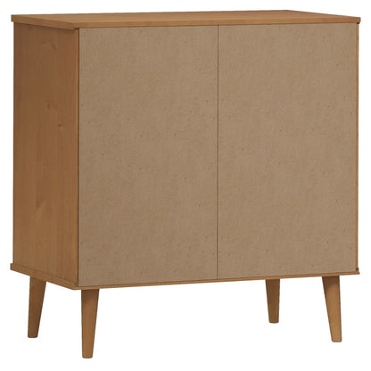 Dressoir MOLDE 76,5x40x80 cm massief grenenhout bruin