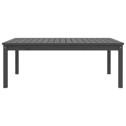 Tuintafel 121x82,5x45 cm massief grenenhout grijs