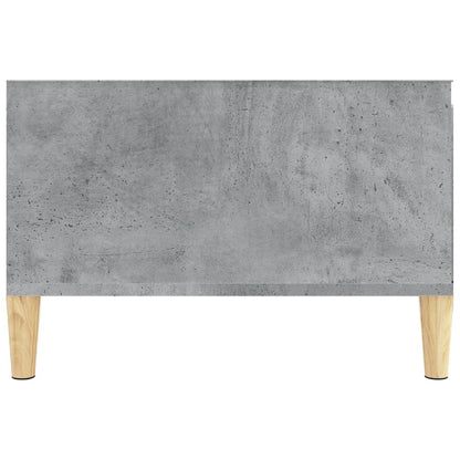 Salontafel 55x55x36,5 cm bewerkt hout betongrijs