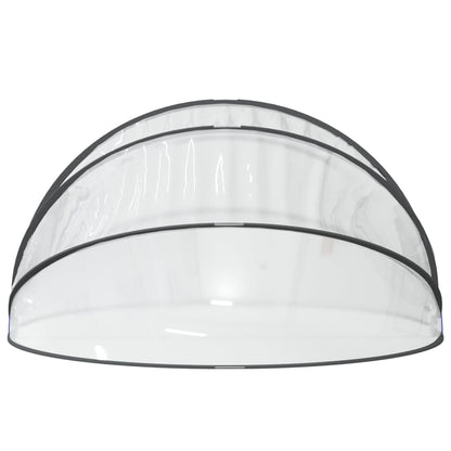 Zwembadoverkapping rond 467x234 cm PVC