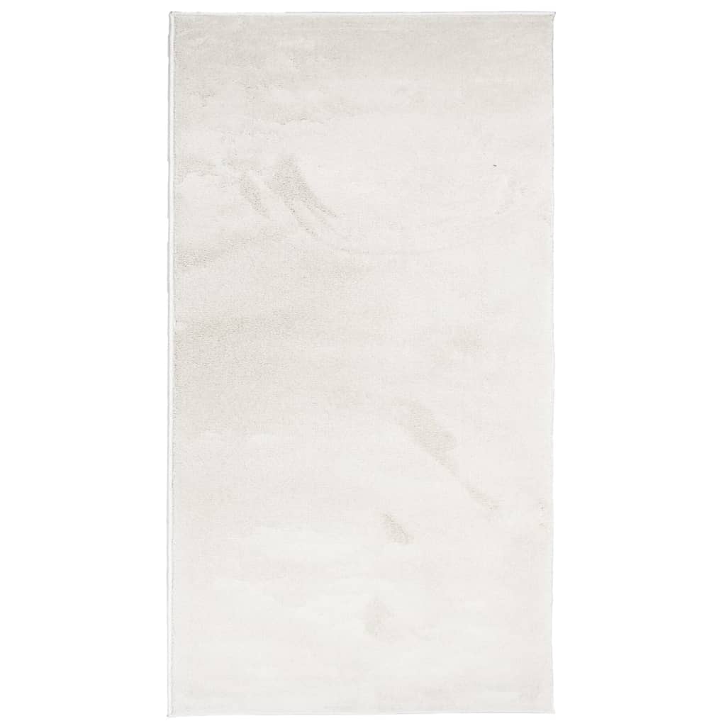 Vloerkleed OVIEDO laagpolig 60x110 cm beige