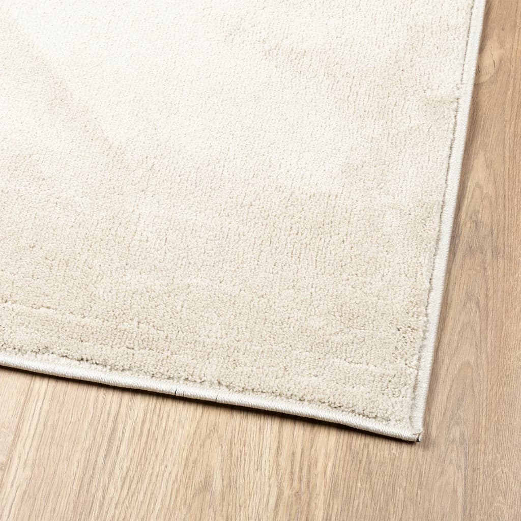 Vloerkleed OVIEDO laagpolig 60x110 cm beige