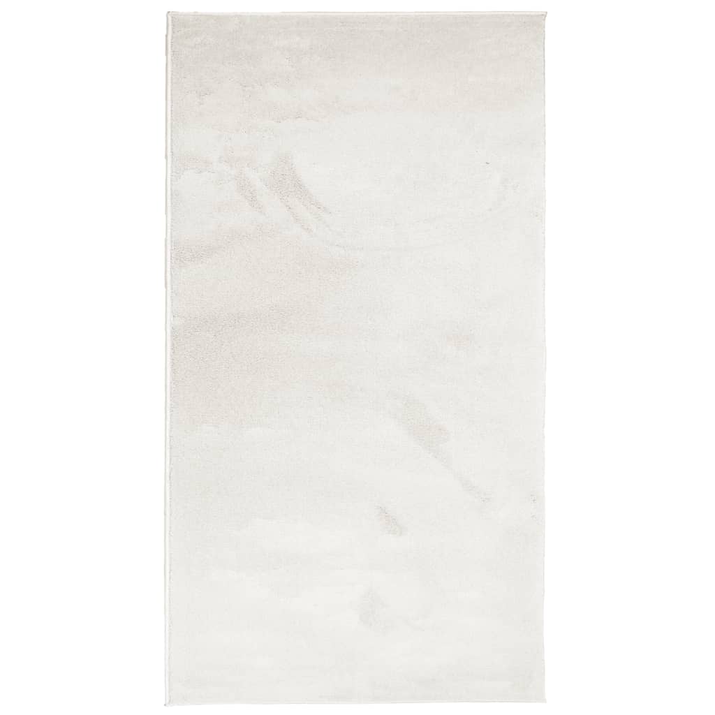 Vloerkleed OVIEDO laagpolig 80x150 cm beige