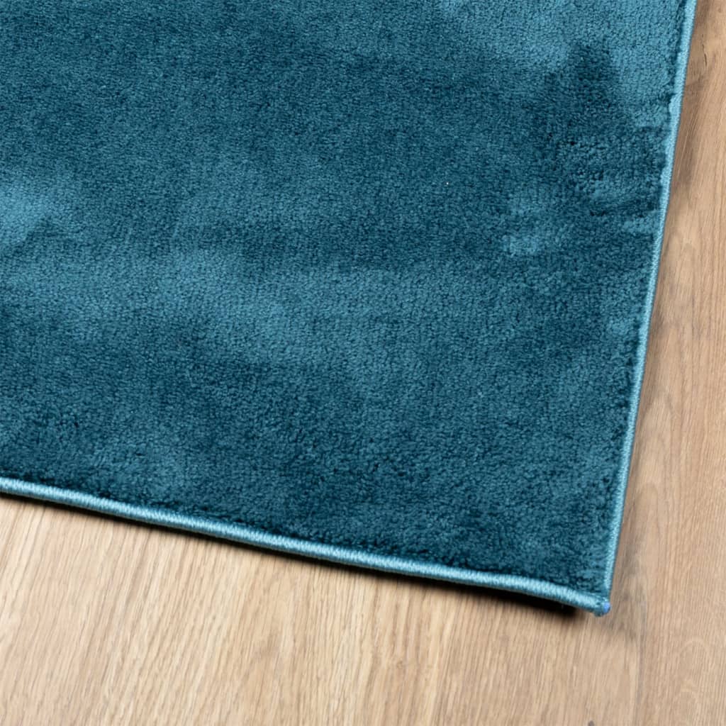 Vloerkleed OVIEDO laagpolig 240x340 cm turquoise