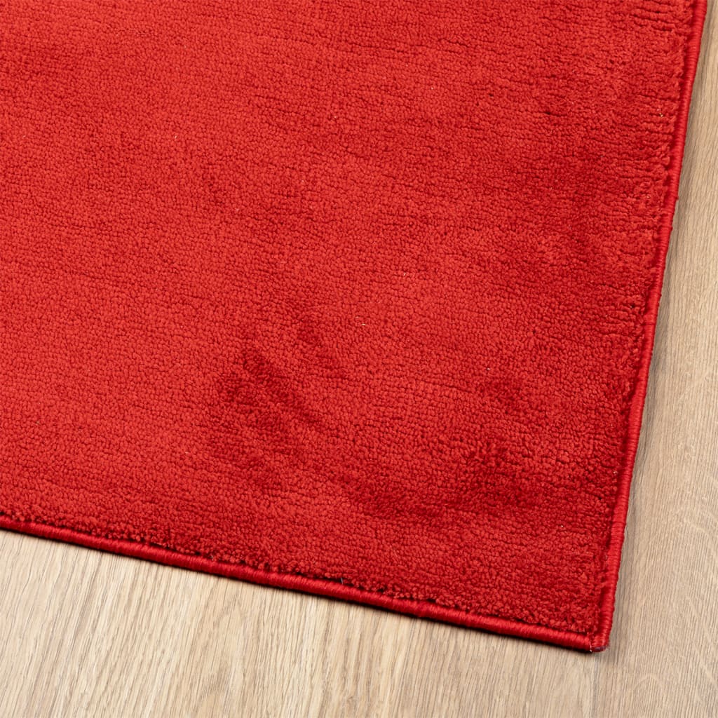 Vloerkleed OVIEDO laagpolig 60x110 cm rood