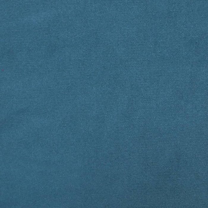 2-delige Loungeset fluweel blauw