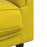 2-delige Loungeset met kussens fluweel geel