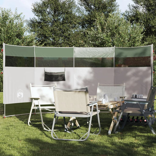 Windscherm camping waterdicht 366x152x152 cm groen