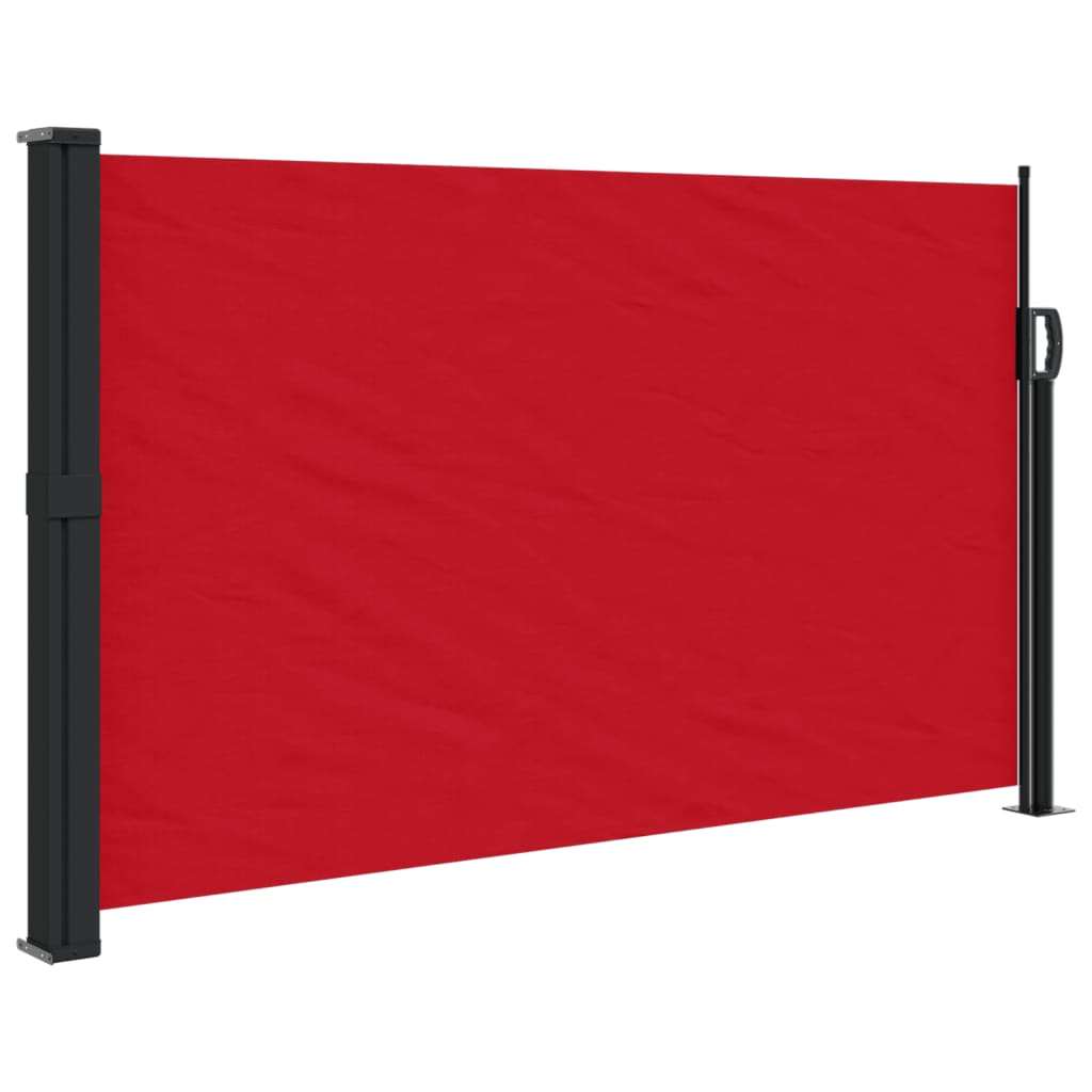 Windscherm uittrekbaar 120x300 cm rood