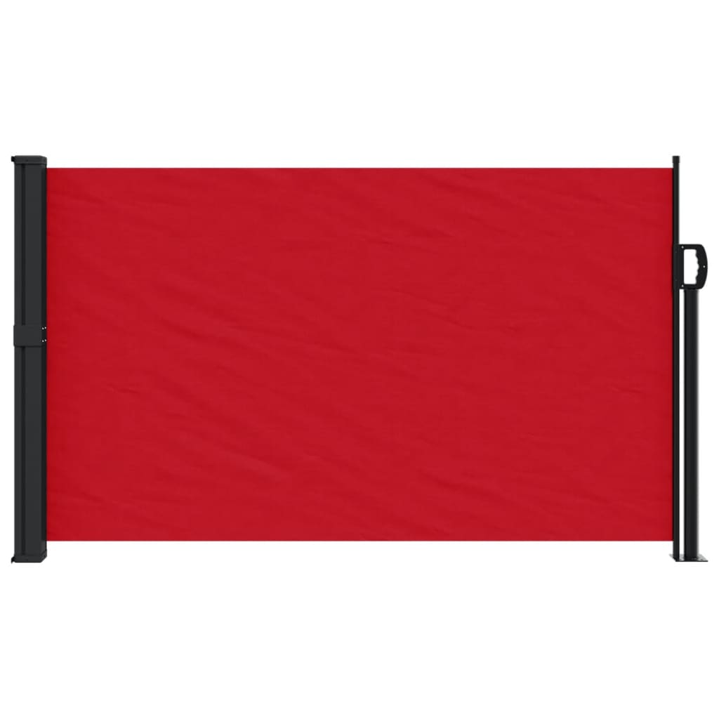 Windscherm uittrekbaar 120x300 cm rood