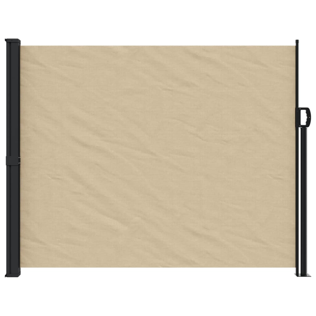 Windscherm uittrekbaar 160x300 cm beige