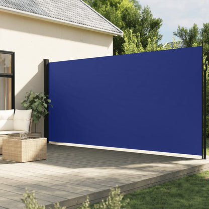 Windscherm uittrekbaar 200x300 cm blauw