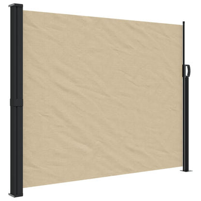 Windscherm uittrekbaar 160x500 cm beige