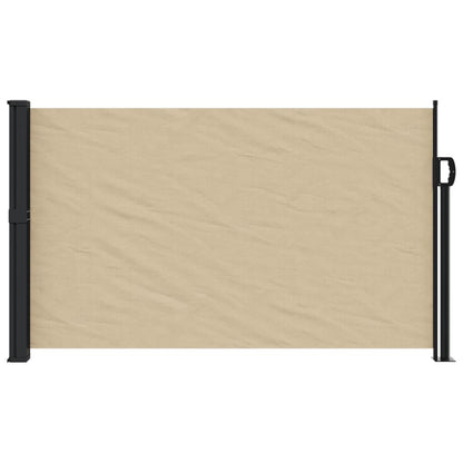 Windscherm uittrekbaar 120x600 cm beige