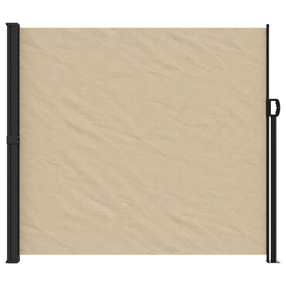 Windscherm uittrekbaar 180x600 cm beige