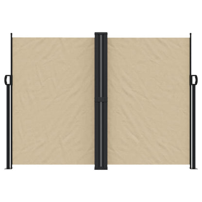 Windscherm uittrekbaar 180x600 cm beige