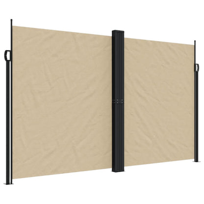 Windscherm uittrekbaar 200x600 cm beige