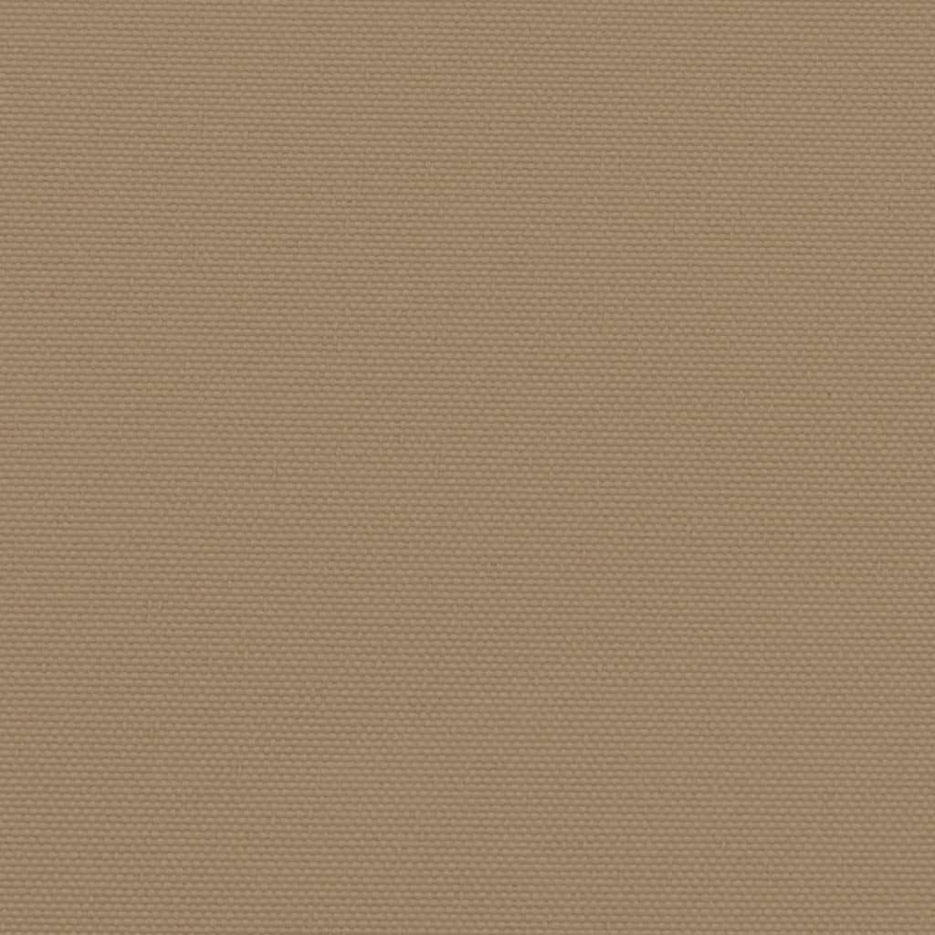 Windscherm uittrekbaar 120x1000 cm taupe