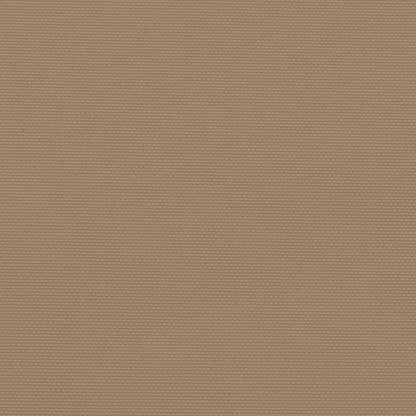 Windscherm uittrekbaar 140x1200 cm taupe