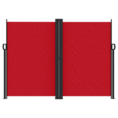 Windscherm uittrekbaar 180x1200 cm rood