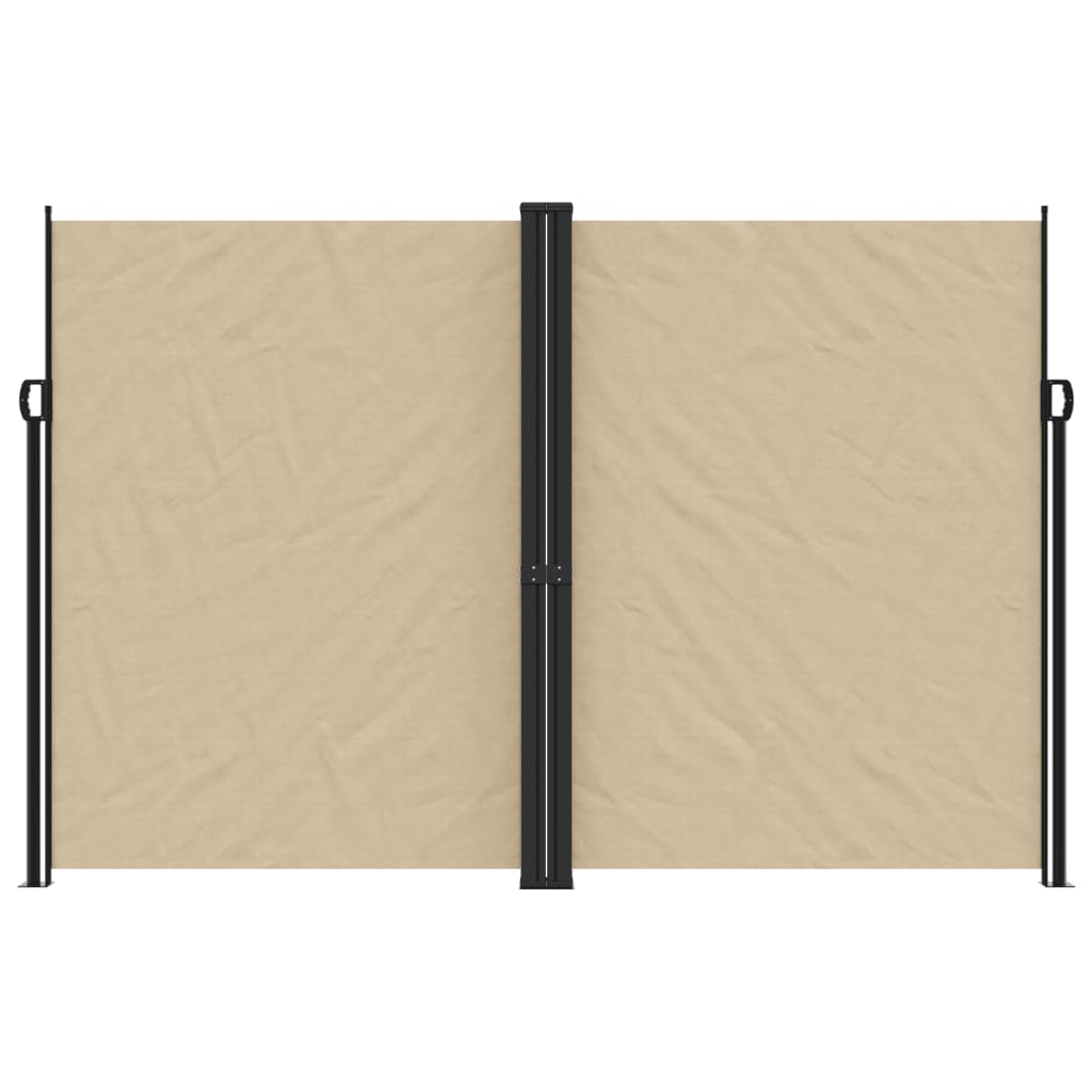 Windscherm uittrekbaar 220x1200 cm beige