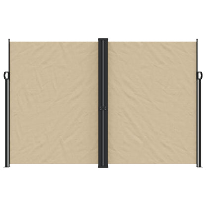 Windscherm uittrekbaar 220x1200 cm beige