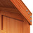 Hoogslaper met dak massief grenenhout wasbruin 90x190 cm
