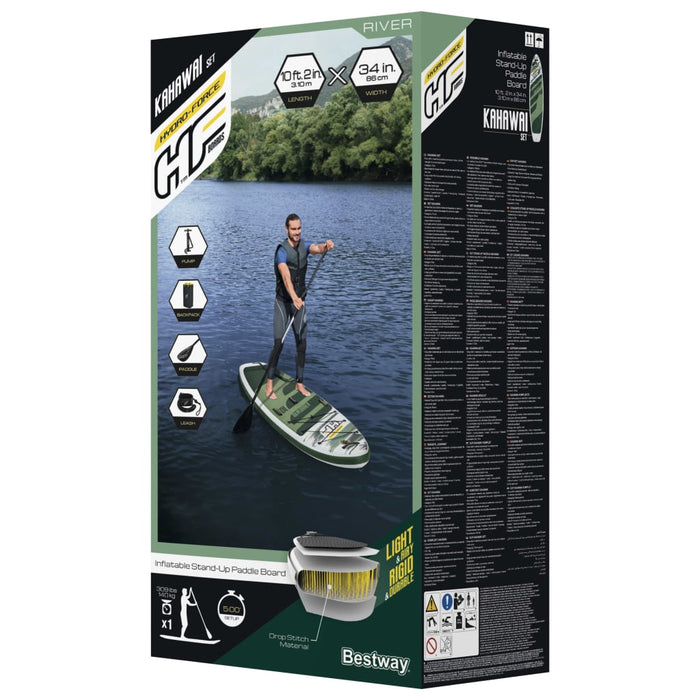 Bestway SUP Hydro-Force Kahawai Set opblaasbaar 310x86x15 cm