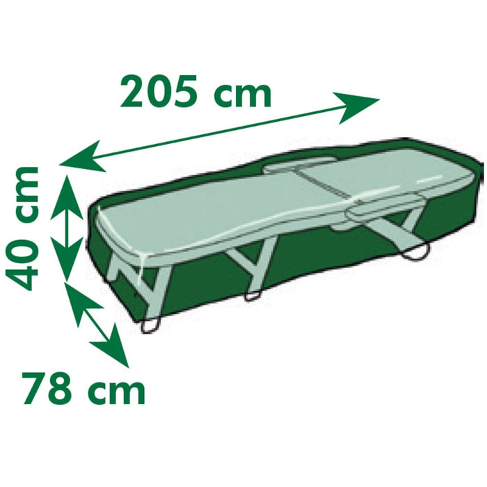 Nature Tuinmeubelhoes voor ligstoelen 205x78x40 cm