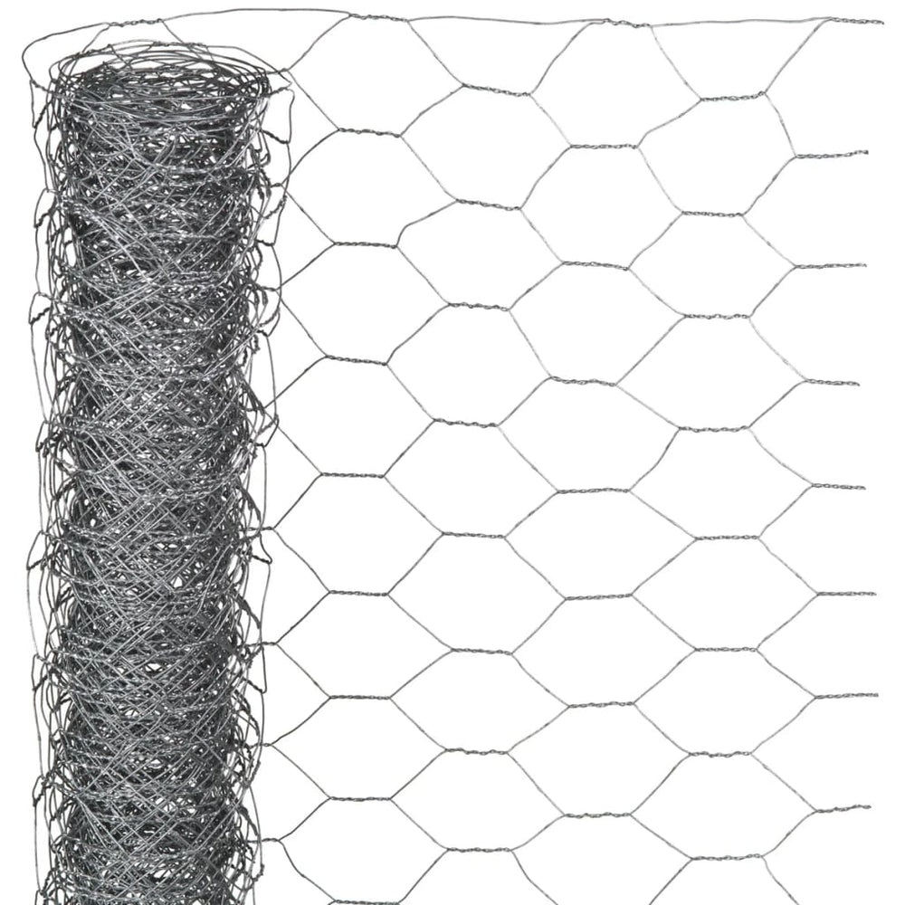 Nature Gaas zeshoekig 1x10 m 40 mm gegalvaniseerd staal