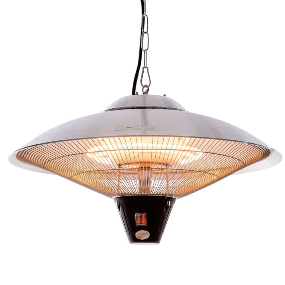 Sunred Hangende verwarmer Sirius 2100 W halogeen zilver CE09