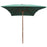 Parasol met houten paal 200x300 cm groen