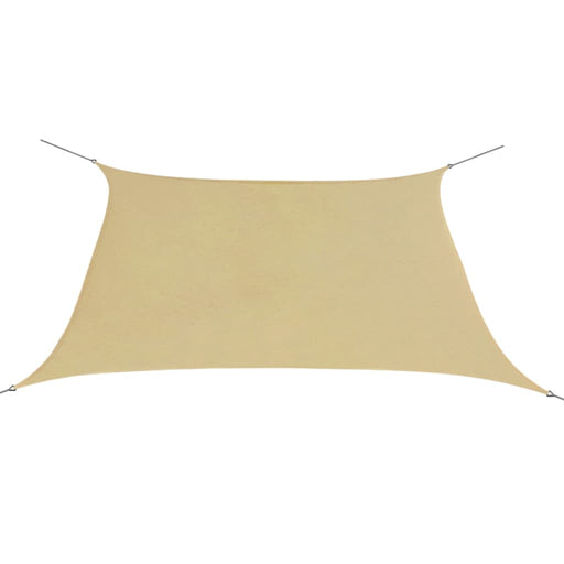 Zonnescherm vierkant 2x2 m oxford stof beige