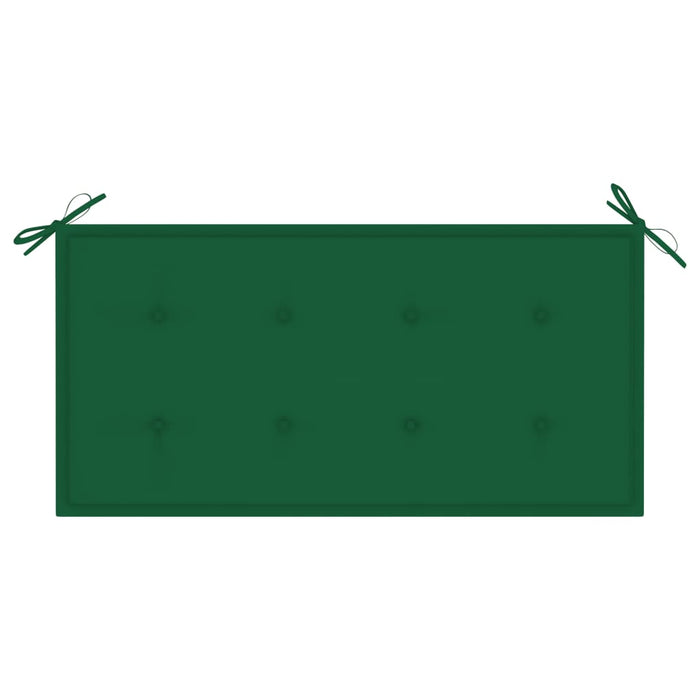 Tuinbankkussen 100x50x3 cm groen