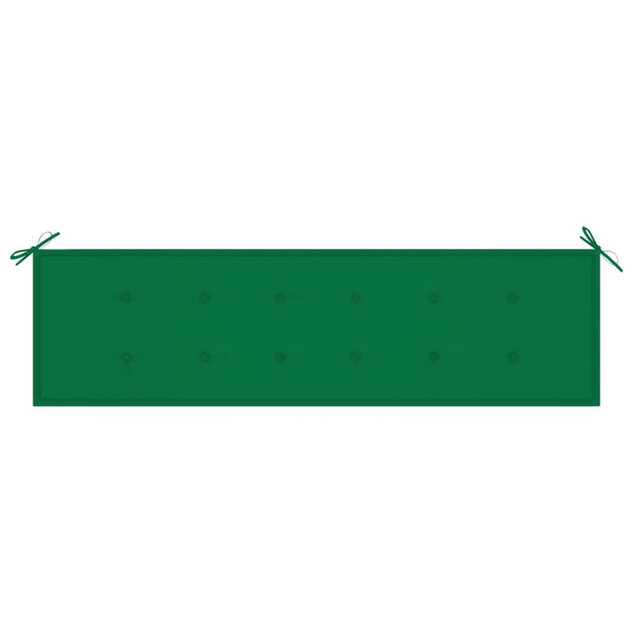Tuinbankkussen 180x50x3 cm groen