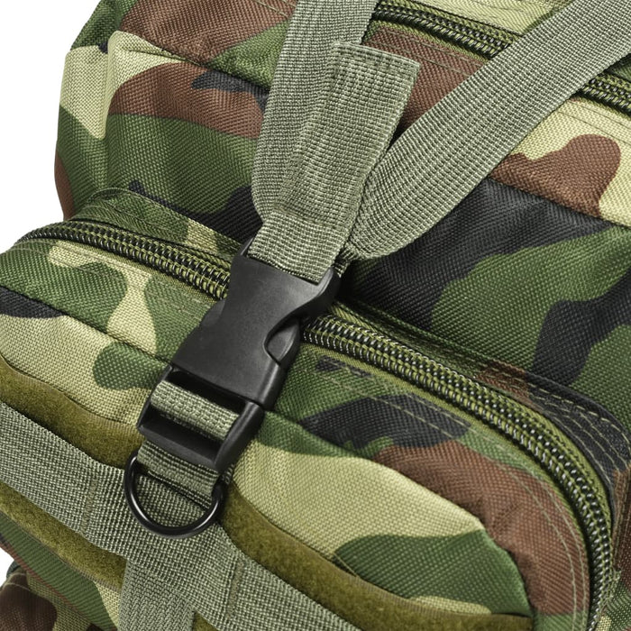 Rugzak legerstijl 50 L camouflage