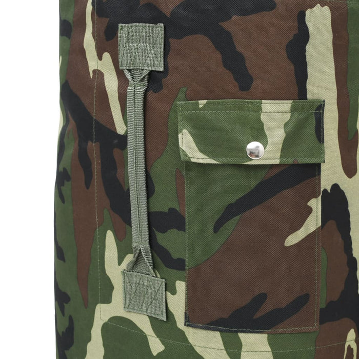 Sporttas legerstijl 85 L camouflage